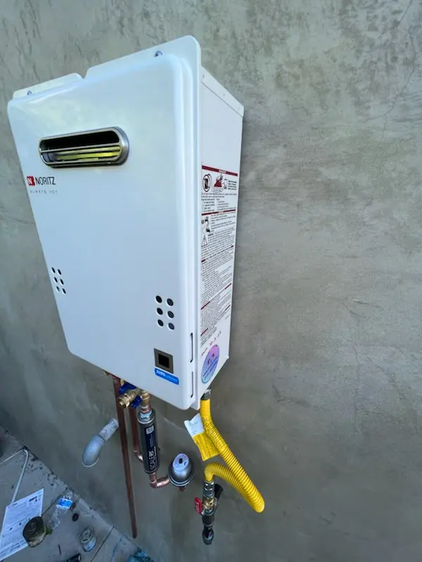 Tankless water heater installation for Wilmore homes