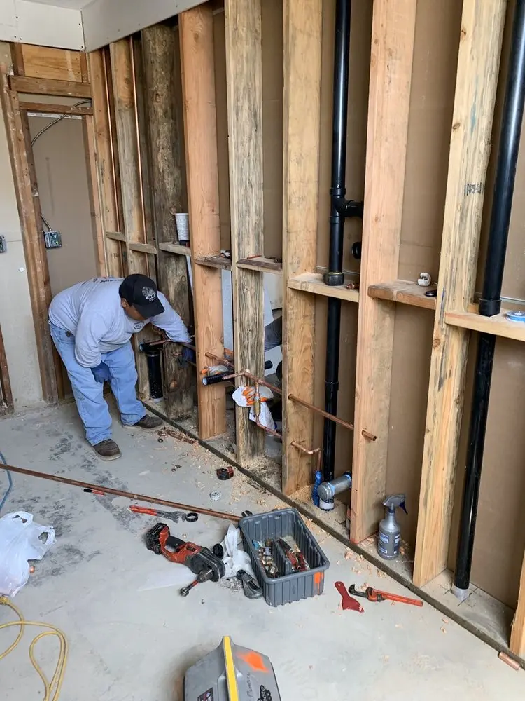 Commercial rough-in plumbing for Gas Line Repair in Wilmore